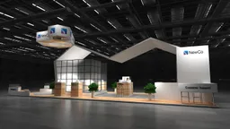 20x50 Île booth design by Reaction Space